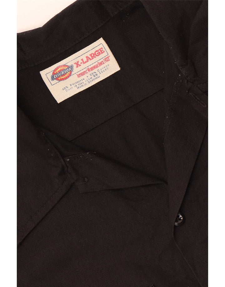 Cămașă cu mânecă scurtă pentru bărbați Dickies XL poliester negru