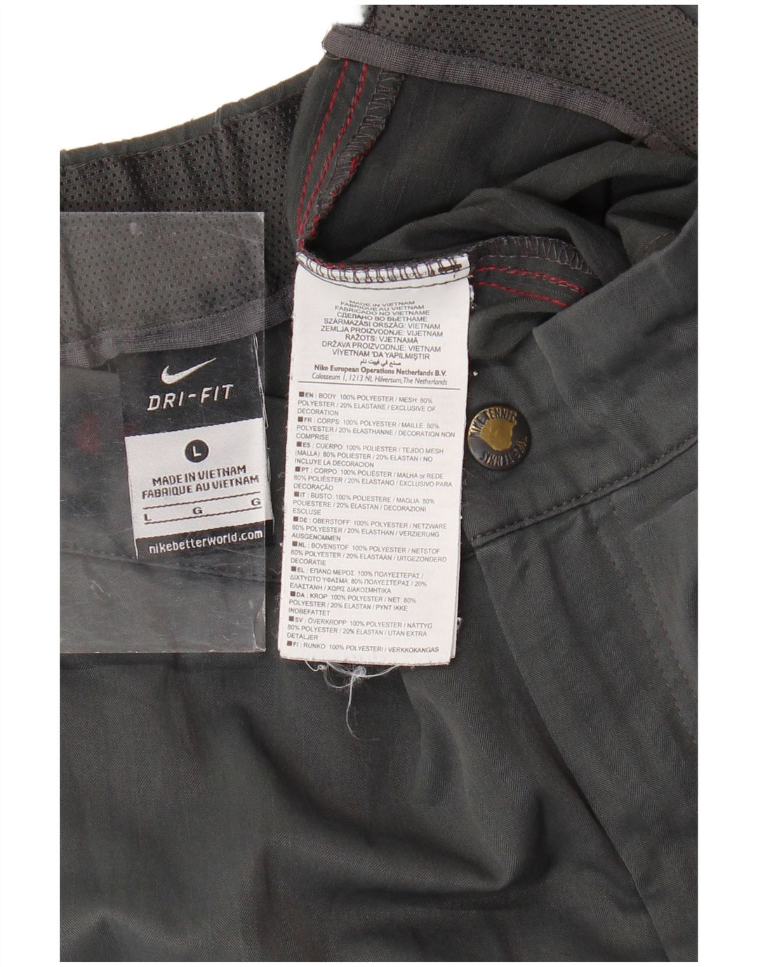 Pantaloni scurți sport NIKE Dri Fit pentru bărbați, mari, gri, poliester