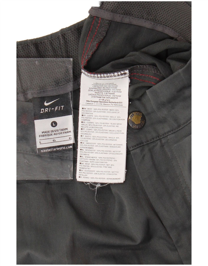 Pantaloni scurți sport NIKE Dri Fit pentru bărbați, mari, gri, poliester