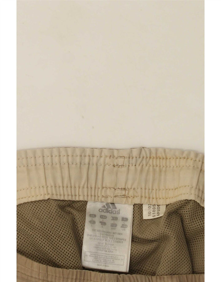 Pantaloni scurți de înot Adidas pentru bărbați, mari, bej, din poliester