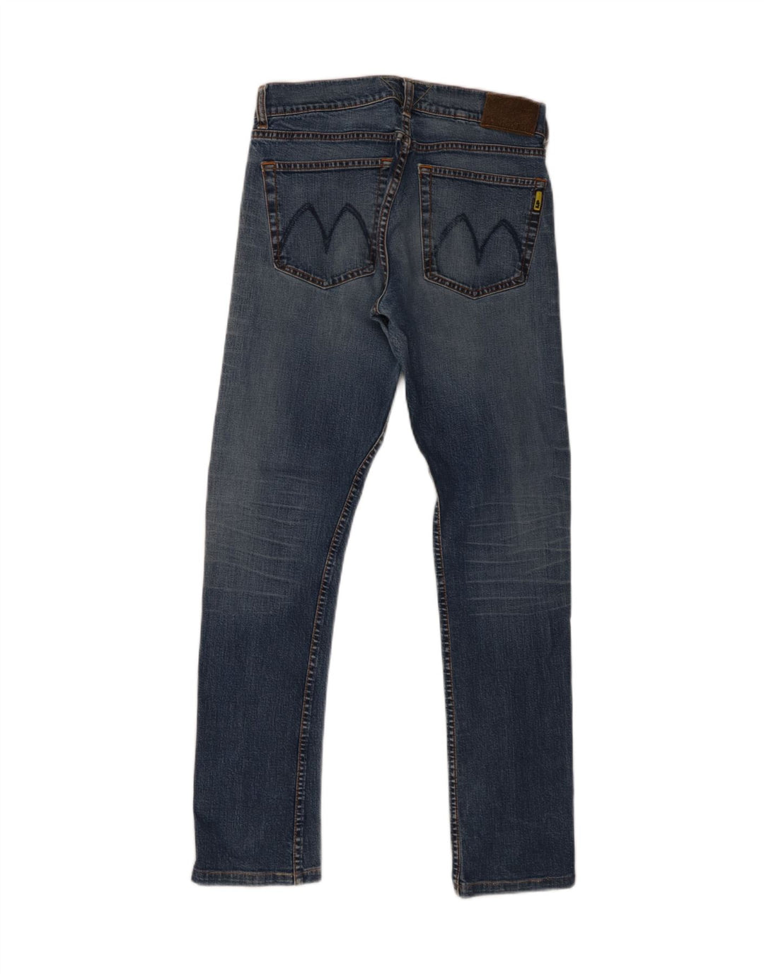 MELTIN' POT Womens Straight Jeans W30 L29 Blue Cotton