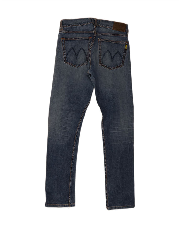 MELTIN' POT Womens Straight Jeans W30 L29 Blue Cotton