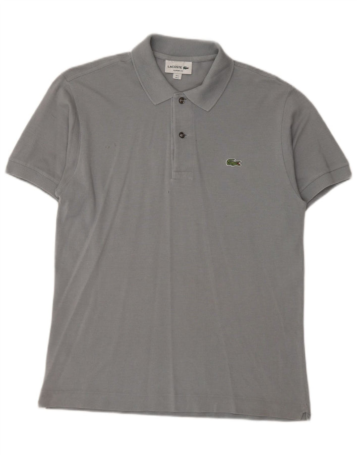 Tricou polo Lacoste Classic Fit pentru bărbați, mărimea 3, bumbac gri mic
