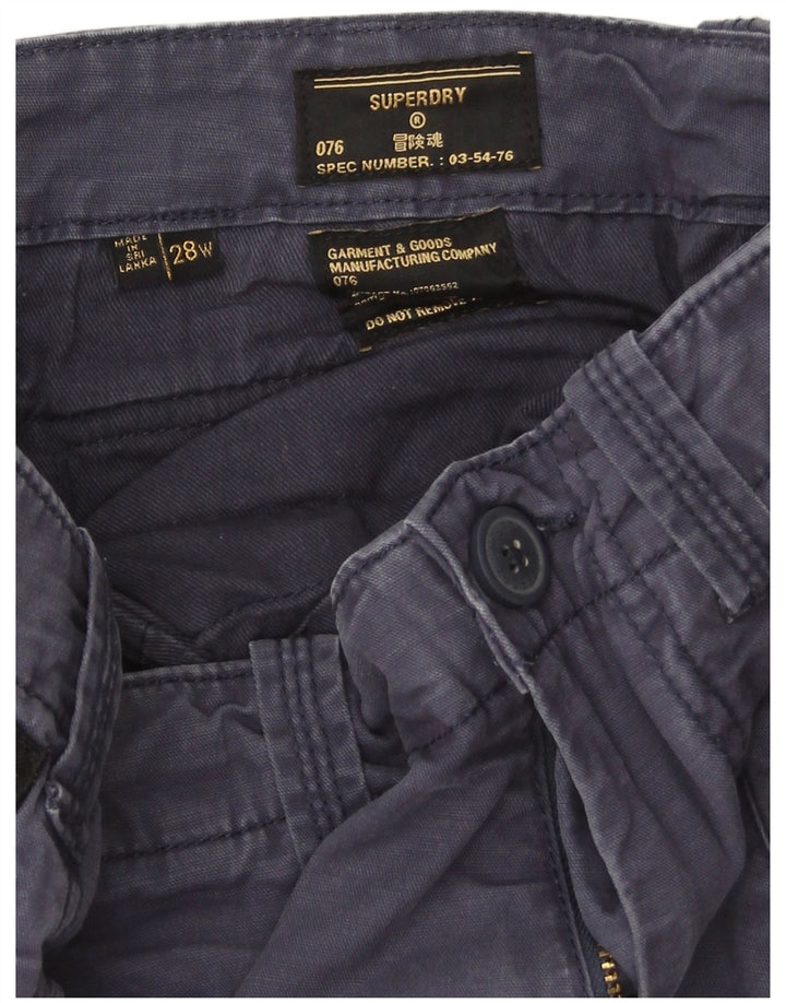 Pantaloni scurți cargo Superdry pentru bărbați W28 Small Bleumarin
