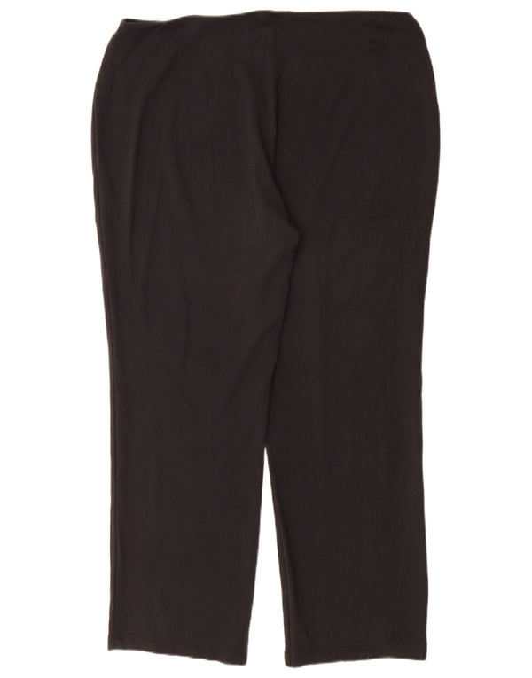 Pantaloni casual drepti pentru femei Marks & Spencer UK 16 Large W34 L28 Negru