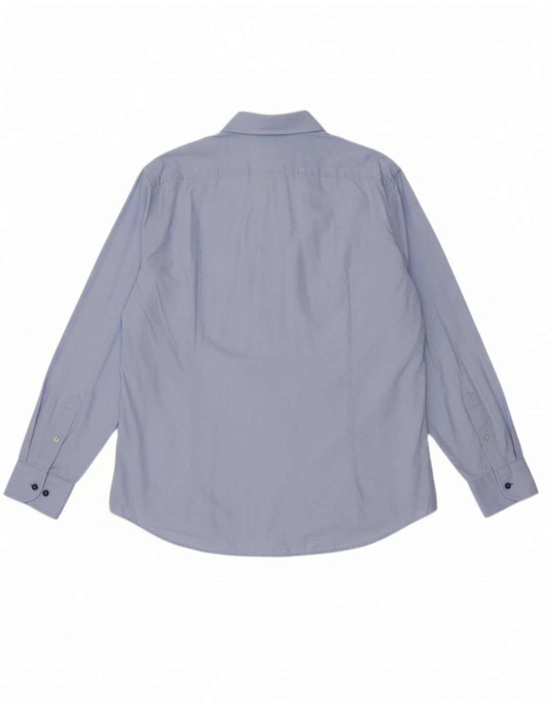 TOMMY HILFIGER Mens Fitted Shirt Size 44 XL Blue