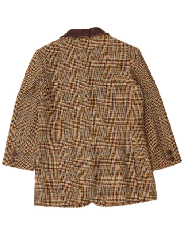 Sacou blazer pentru femei Luisa Spagnoli, cu 3 nasturi, IT 46, mare, bej, picioare de gală