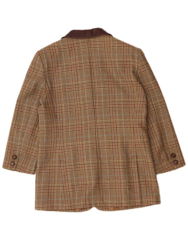 Sacou blazer pentru femei Luisa Spagnoli, cu 3 nasturi, IT 46, mare, bej, picioare de gală