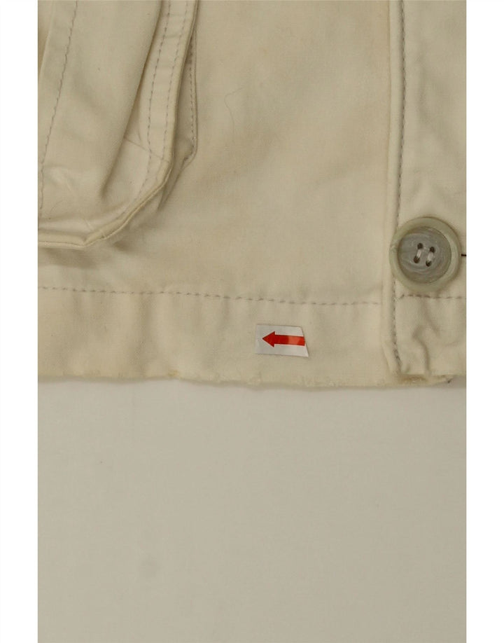 LEVI'S Mens Utility Jacket UK 38 Medium Off White Cotton Vintage Levi's and Second-Hand Levi's from Messina Hembry 
