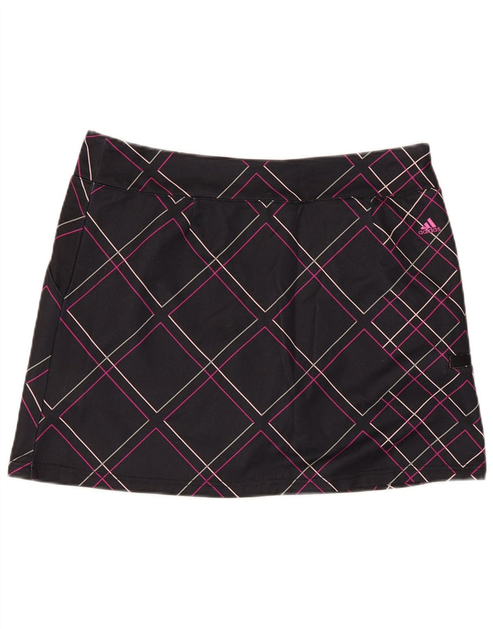 Pantaloni adidas Climacool pentru femei UK 14 Medium Black Check Poliester