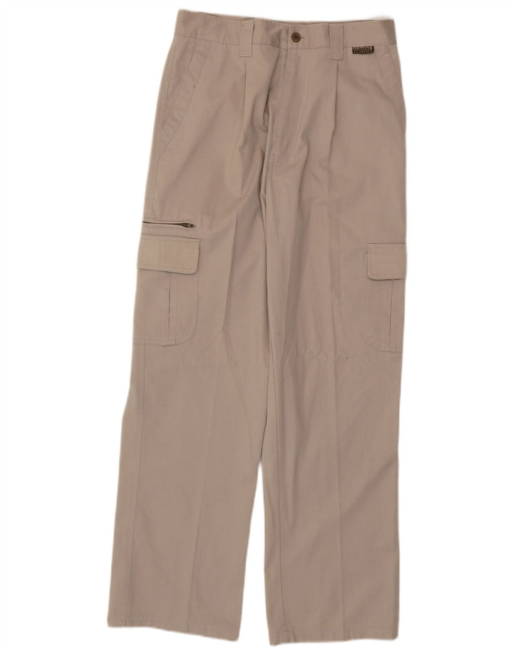 Pantaloni cargo drepti pentru bărbați VINTAGE Classics W29 L29 bej