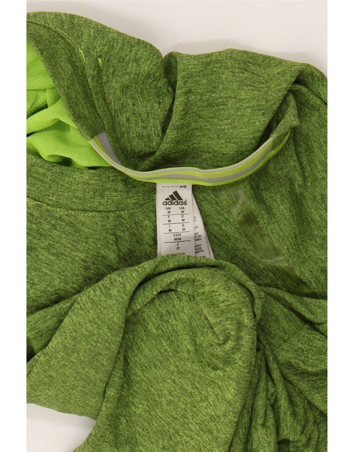 Tricou pentru bărbați Adidas Top Mediu Verde Poliester Flecked