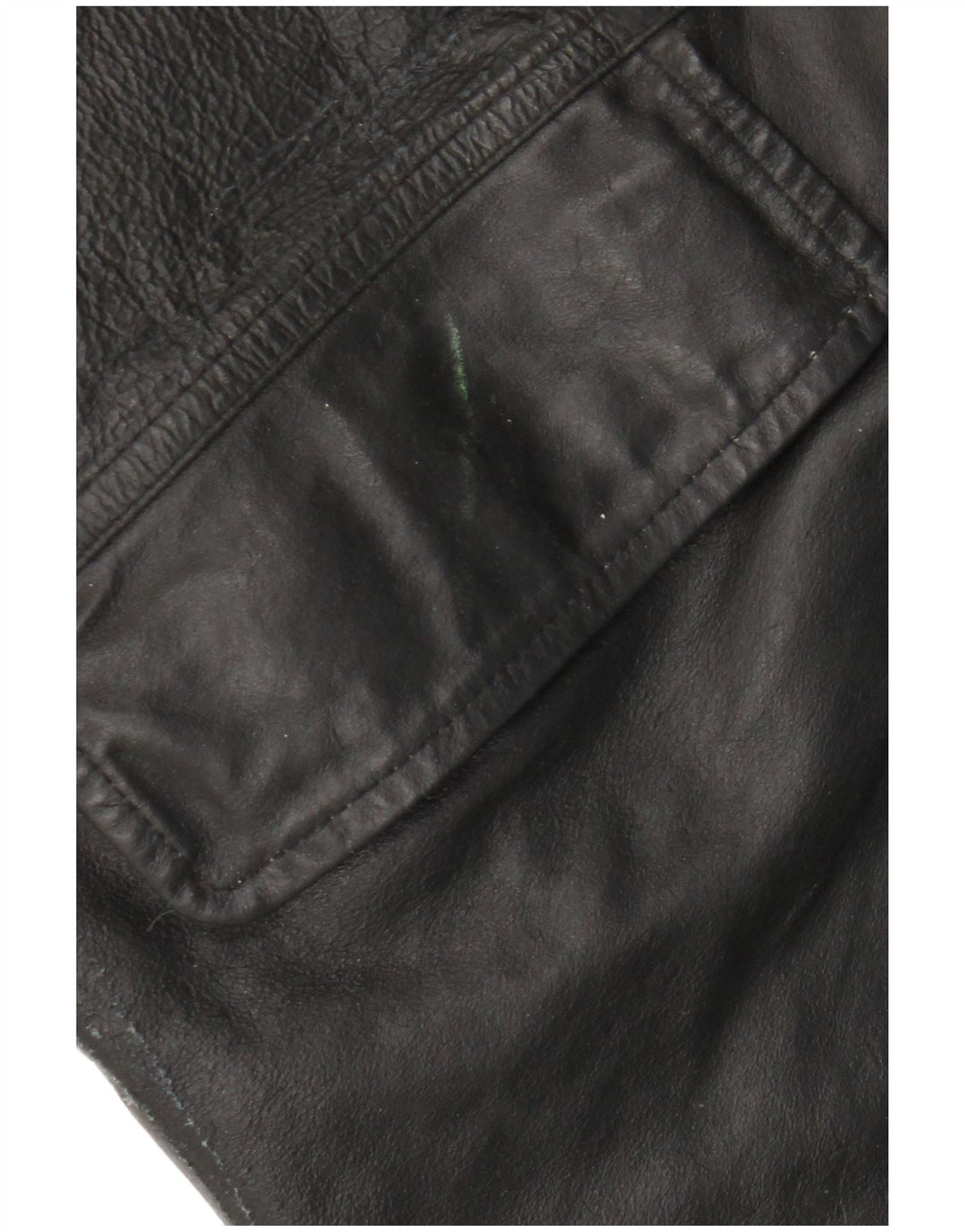 Jachetă de piele pentru bărbați VINTAGE IT 54 2XL din piele neagră