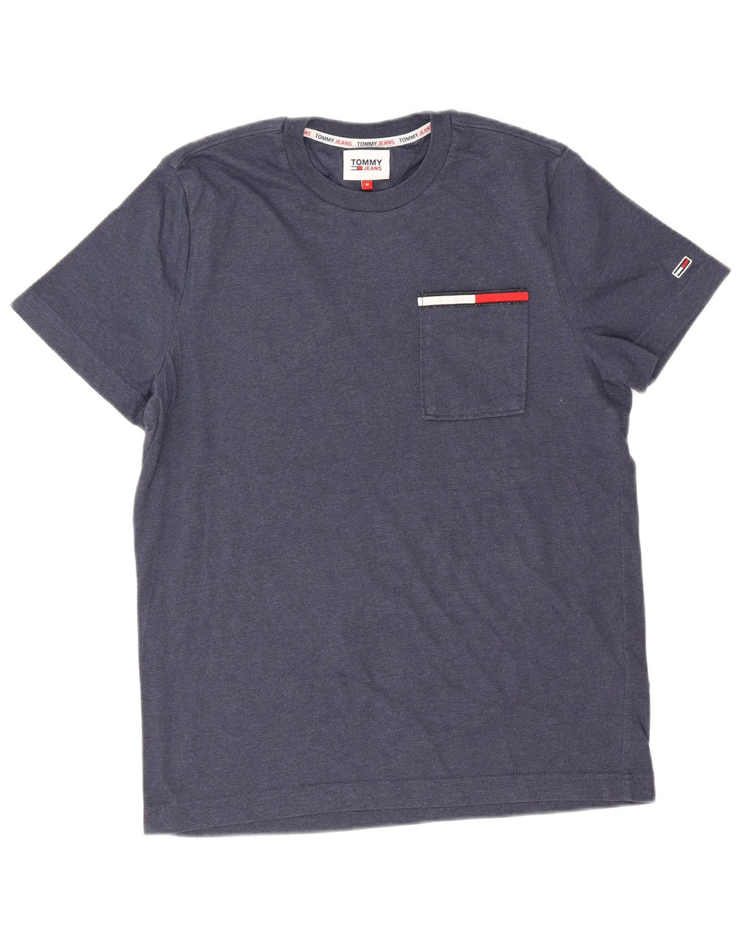 Tricou pentru bărbați Tommy Hilfiger Top mediu din bumbac bleumarin
