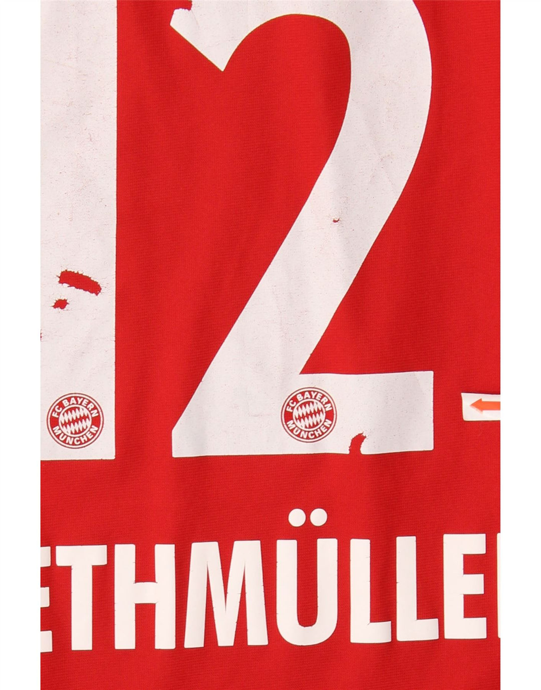 Tricou grafic ADIDAS pentru băieți FC Bayern Munchen Top 15-16 ani cu dungi roșii