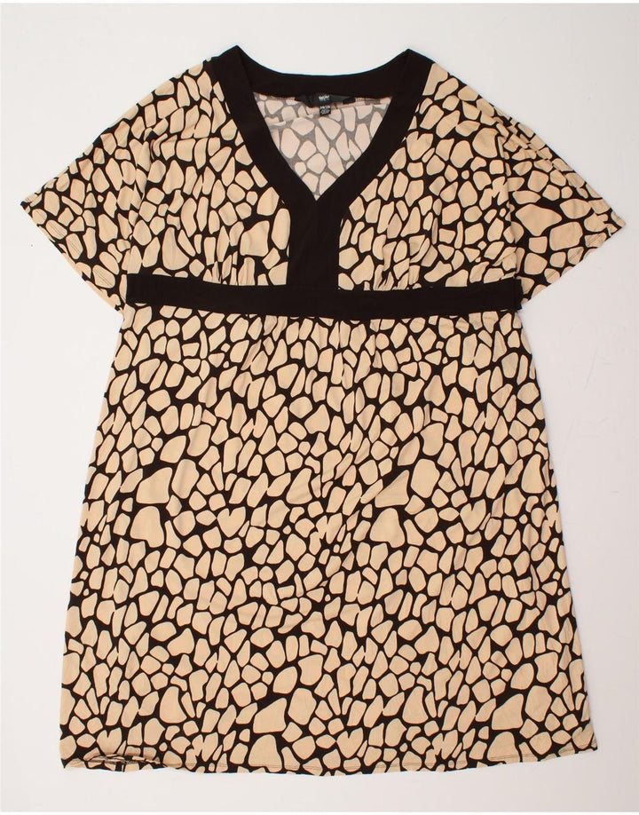 MOSSIMO Rochie pentru femei US 24 3XL Poliester cu pete bej