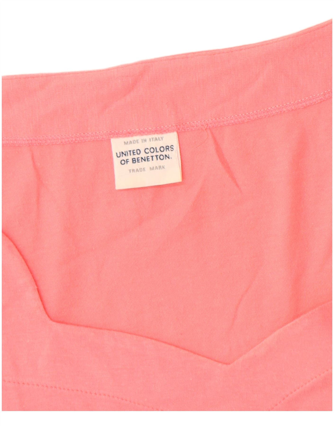 Tricou pentru femei Benetton Top UK 14 Medium Pink Bumbac