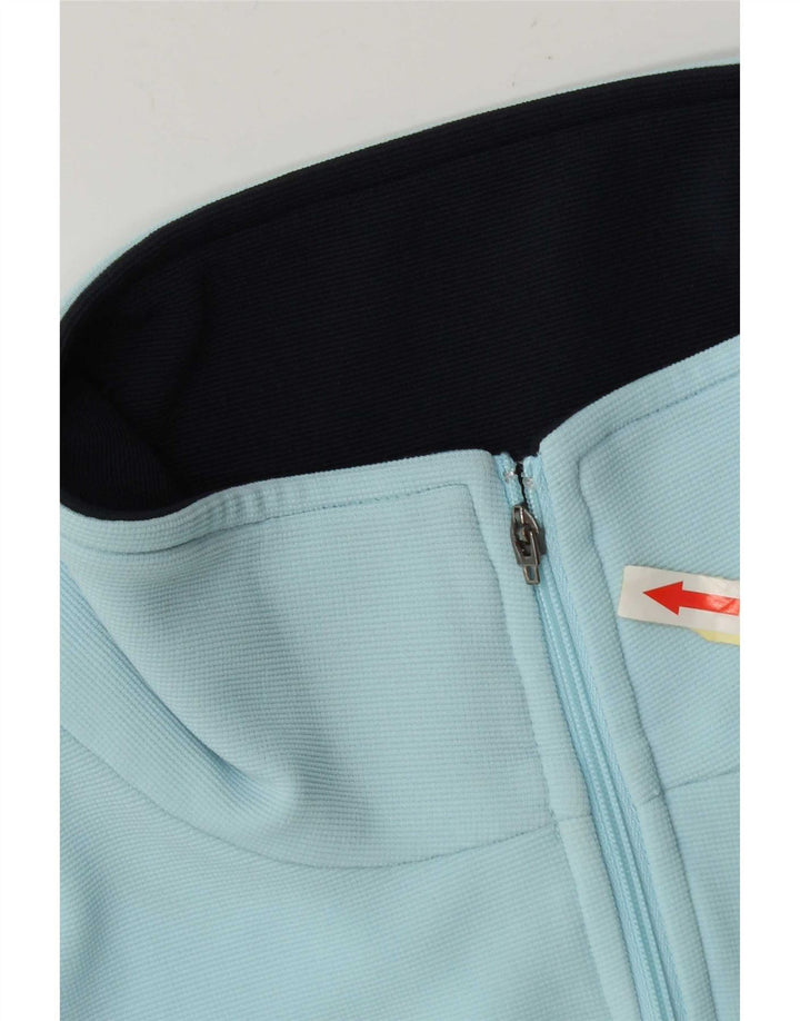 Jachetă de trening Kappa pentru femei UK 14 Medium Blue Colorblock Poliester