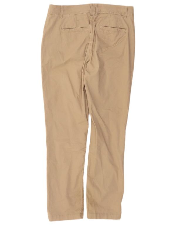Fat Face pentru femei Devon Slim Chino Pantaloni UK 10 Mici L32 L28 Bej Bumbac