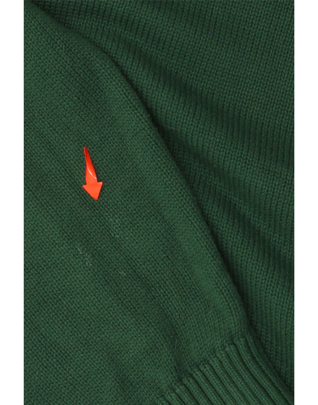 Pulover pentru bărbați SUPERDRY cu fermoar și gât, bumbac verde 2XL