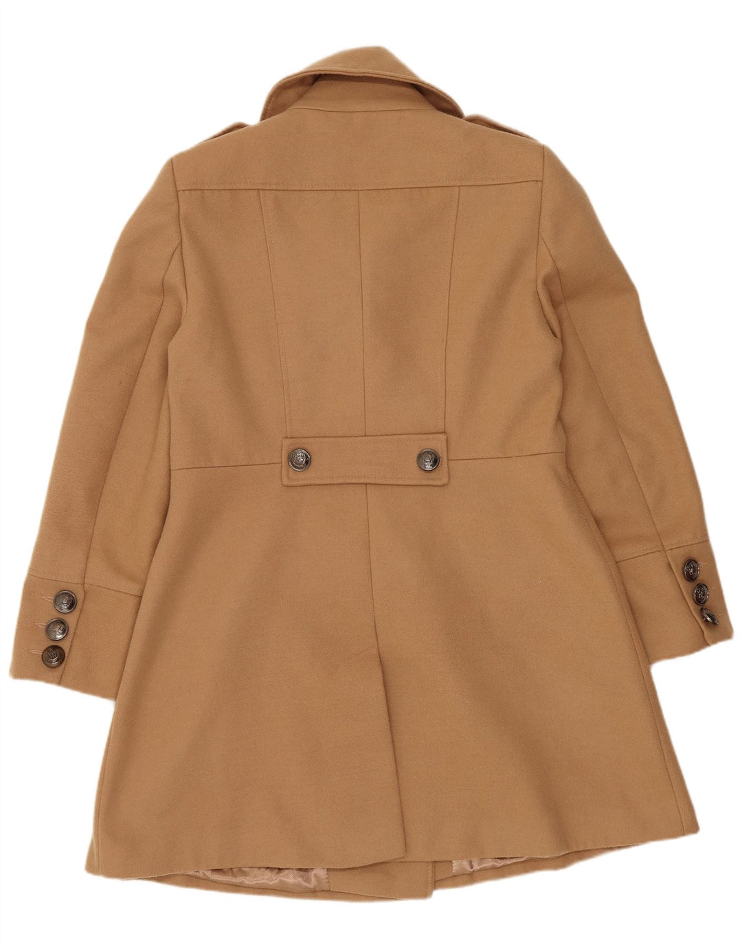 Palton dublu pentru femei Wallis UK 14, mare, bej, poliester