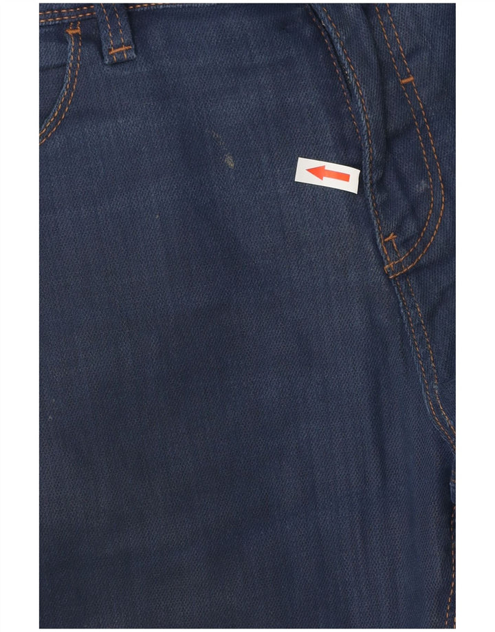 Blugi slim pentru bărbați Zara EU 42 Large W32 L31 Bleumarin