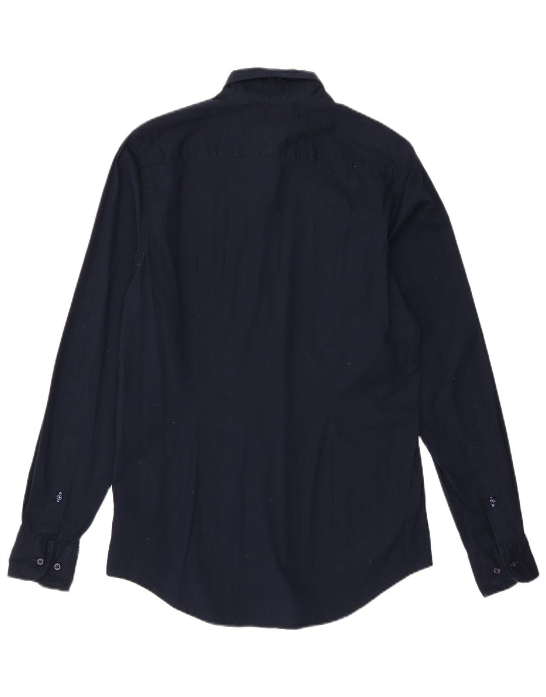 Cămașă pentru bărbați Tommy Hilfiger Slim Fit Bumbac mediu albastru bleumarin