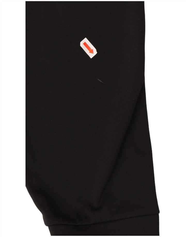 Pulover NIKE pentru bărbați Dri Fit, cu fermoar, poliester mediu negru