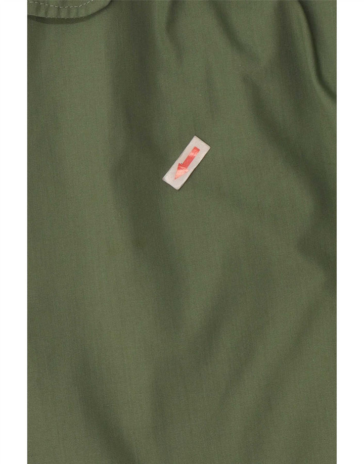 Fusta de damă vintage în formă de A Mic W26 Poliester verde