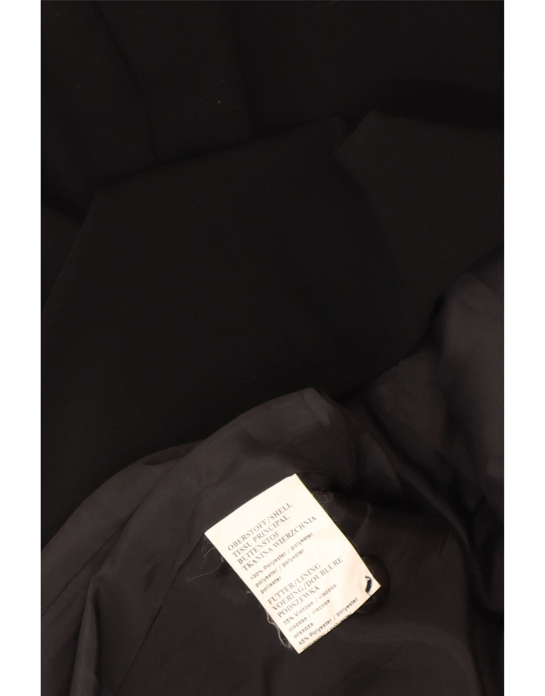 Jachetă Blazer pentru femei Marcona cu 3 nasturi UK 16 Poliester negru mare