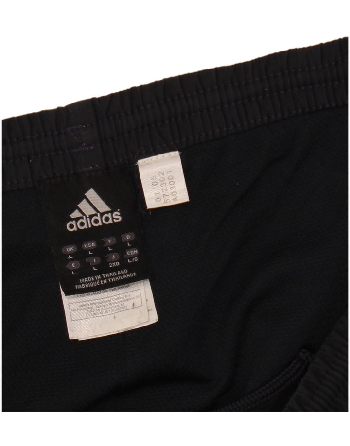 Pantaloni scurți sport pentru bărbați Adidas, mari, albastru, poliester