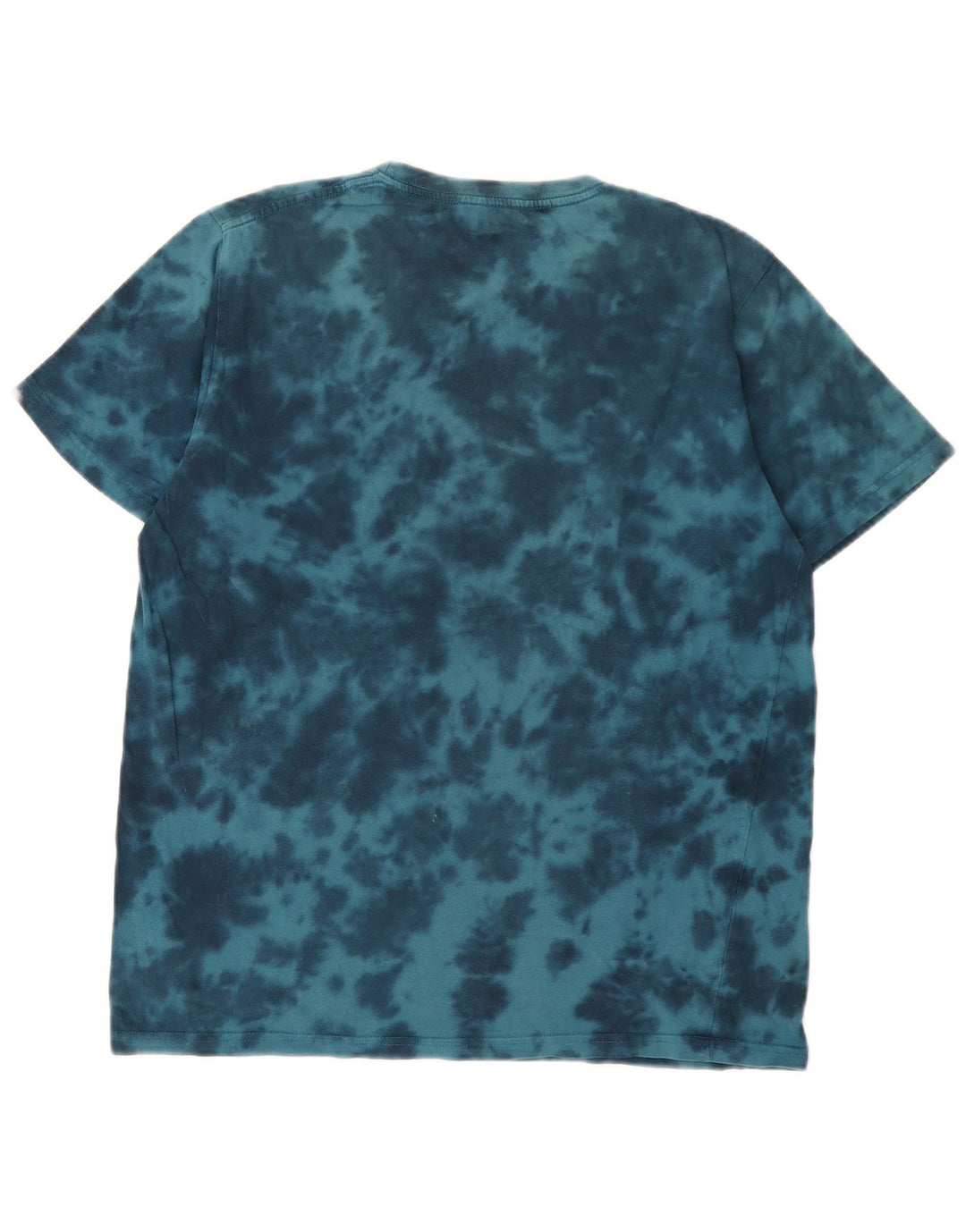 Tricou grafic pentru bărbați Saltrock Top Medium Blue Tie Dye Bumbac