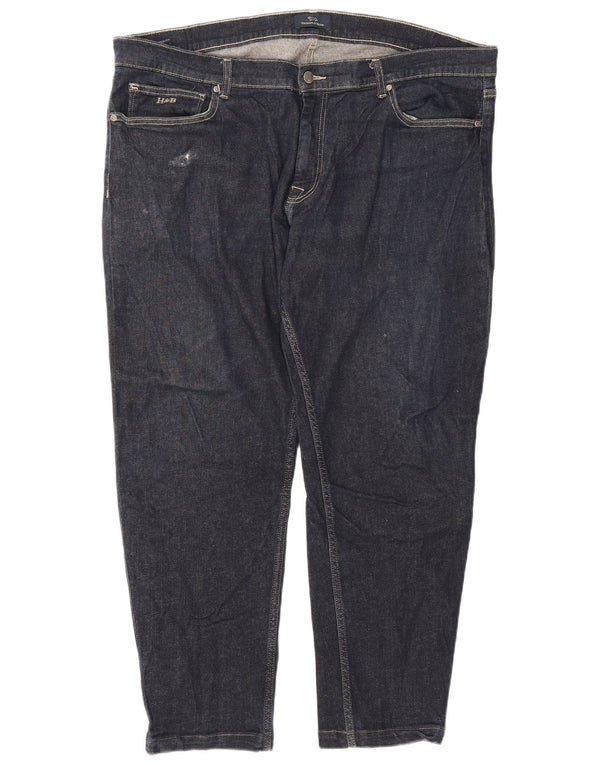 Blugi conici pentru bărbați Harmont & Blaine W44 L27 bleumarin
