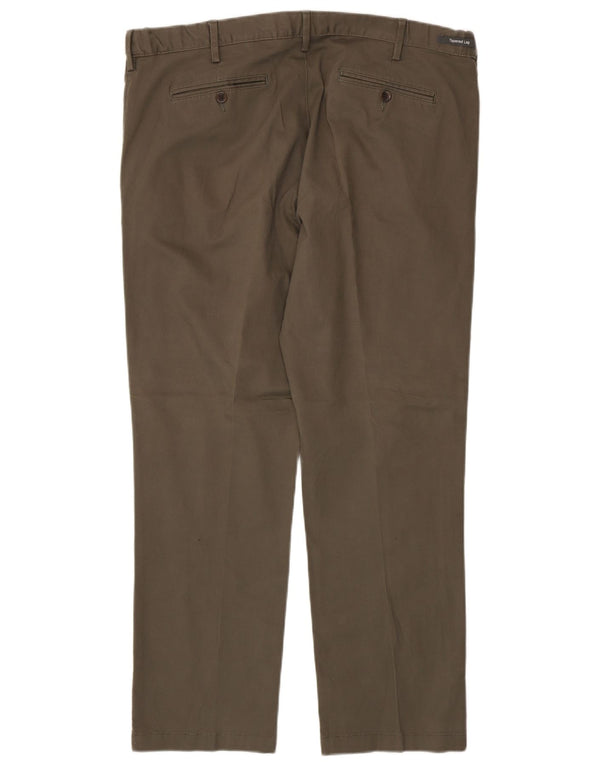 Pantaloni chino drepți pentru bărbați Marks & Spencer L40 L31 Bumbac kaki