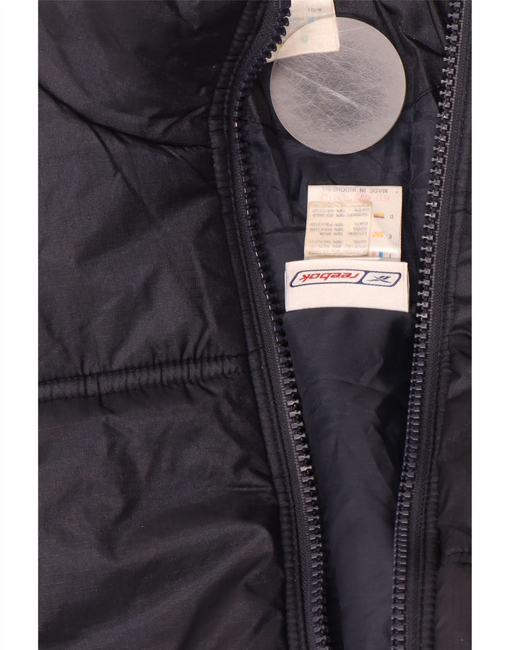 Jachetă căptușită REEBOK pentru băieți, 11-12 ani, albastru bleumarin, nailon