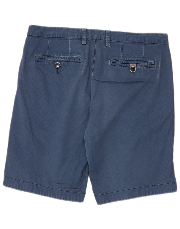 Pantaloni scurți chino pentru bărbați Ted Baker W32, bumbac geometric albastru mediu