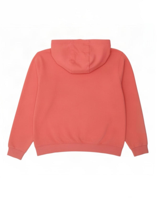 Pulover cu glugă supradimensionat cu grafic pentru femei Ellesse UK 16, bumbac mare, roz