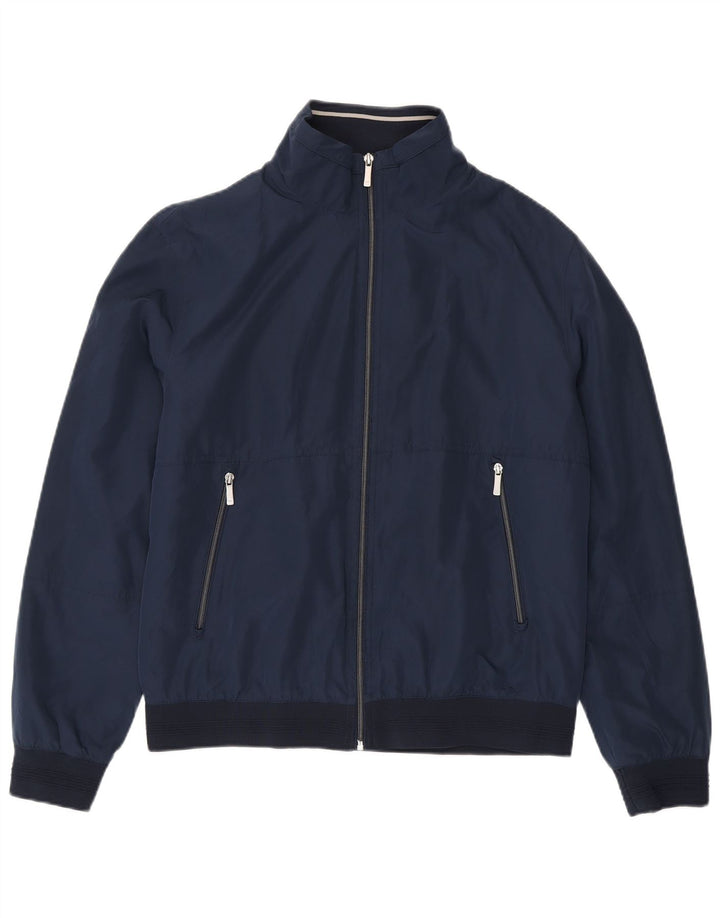 Bomber pentru bărbați Zara UK 42 XL Bleumarin Poliester