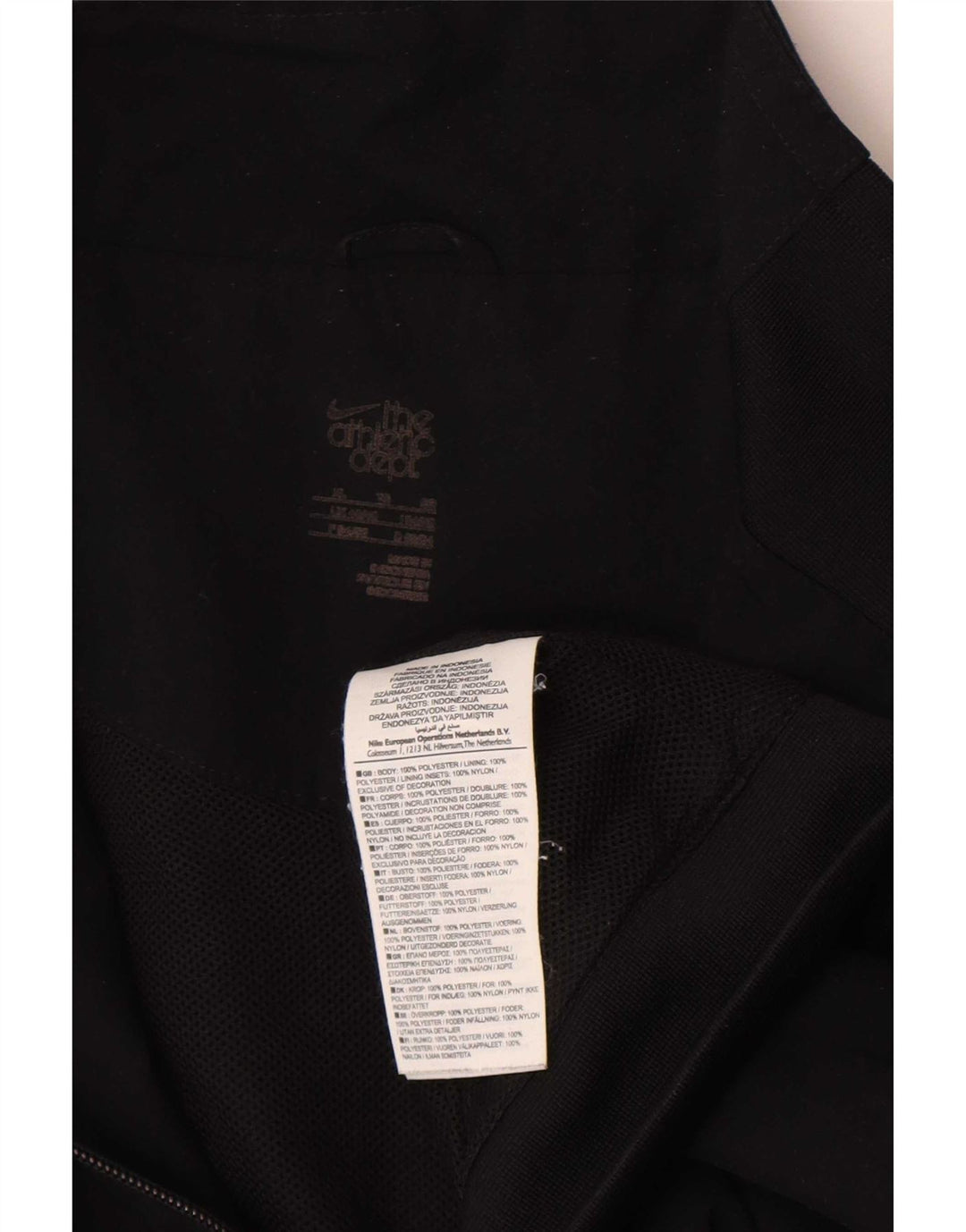 Jachetă de trening pentru bărbați Nike XL, poliester negru