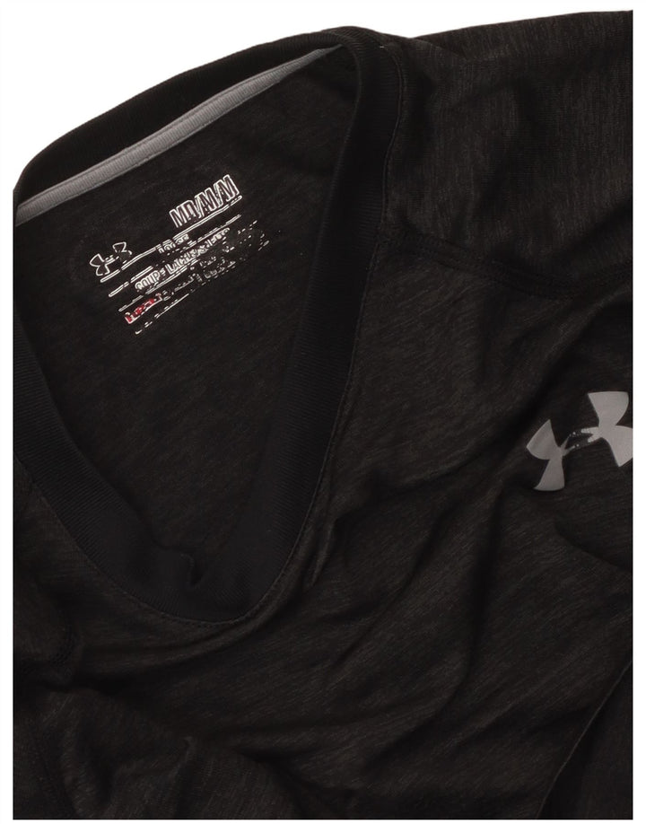 Tricou Under Armour Loose Fit pentru bărbați Top Medium Black Flecked