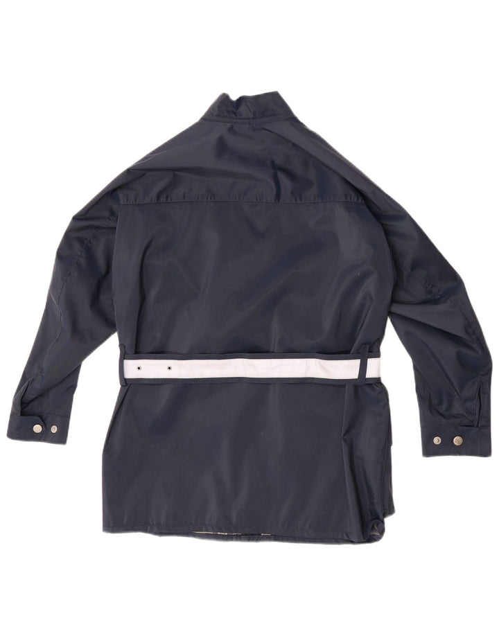 Jachetă Belstaff pentru băieți Motorstyle Racer 9-10 ani, nailon bleumarin