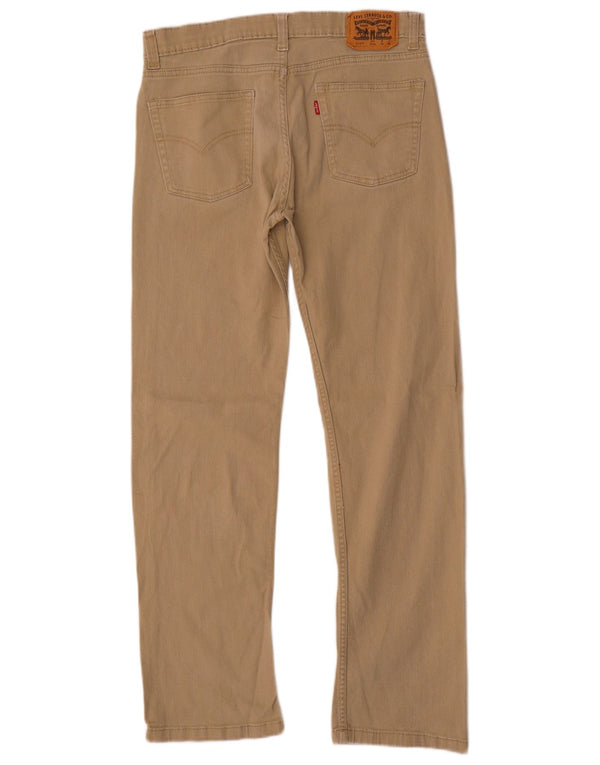 Pantaloni casual drepti pentru băieți Levi's 514 15-16 ani L30 L30 bumbac bej
