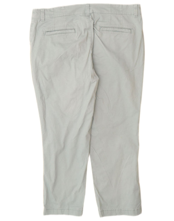 Pantaloni Capri pentru femei Lee US 12 Large W32 L24 Turcoaz Bumbac