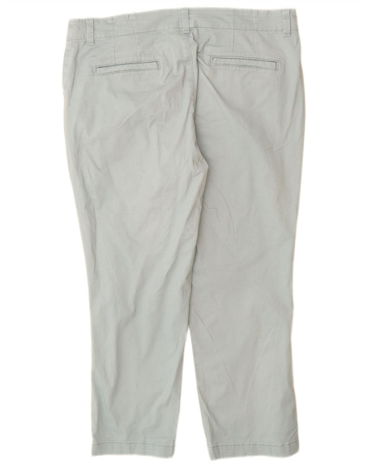 Pantaloni Capri pentru femei Lee US 12 Large W32 L24 Turcoaz Bumbac