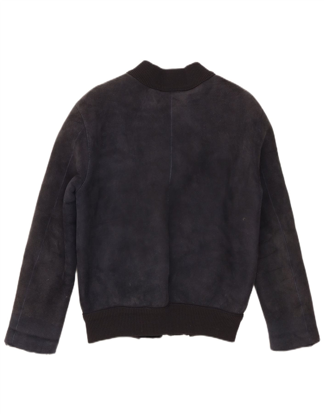 CPL1953 Jachetă Bomber din shearling pentru femei UK 20 2XL bleumarin din shearling