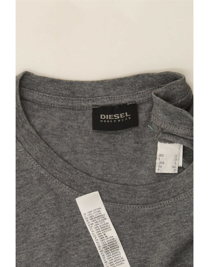 Diesel Bărbați Tricou Top Mic Gri Bumbac