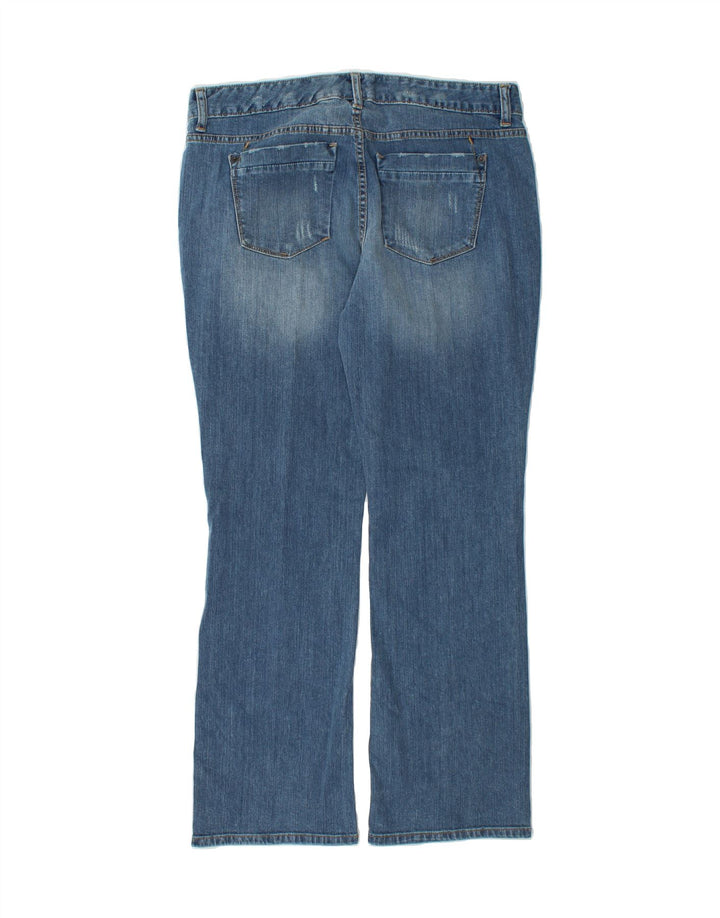 MOSSIMO Womens Curvy Bootcut Jeans US 12 Large W34 L30 Blue Cotton Vintage Mossimo and Second-Hand Mossimo from Messina Hembry 