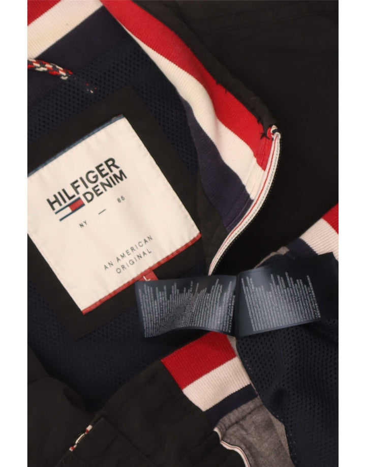 Bomber pentru bărbați Tommy Hilfiger UK 40, mare, negru, nailon