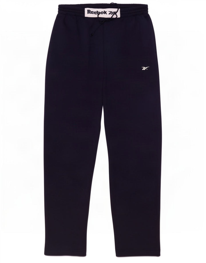 Pantaloni de trening grafic Reebok pentru bărbați, poliester mediu albastru