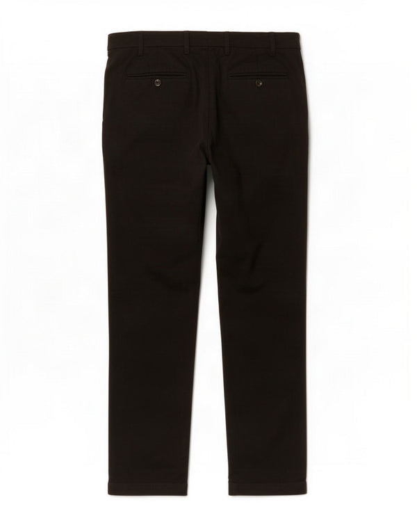 Marks & Spencer Pantaloni de costum slim pentru bărbați L38 L28 Poliester negru